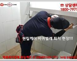  기숙사 바퀴벌레 퇴치 현장 