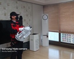 코로나바이러스 소독 현장